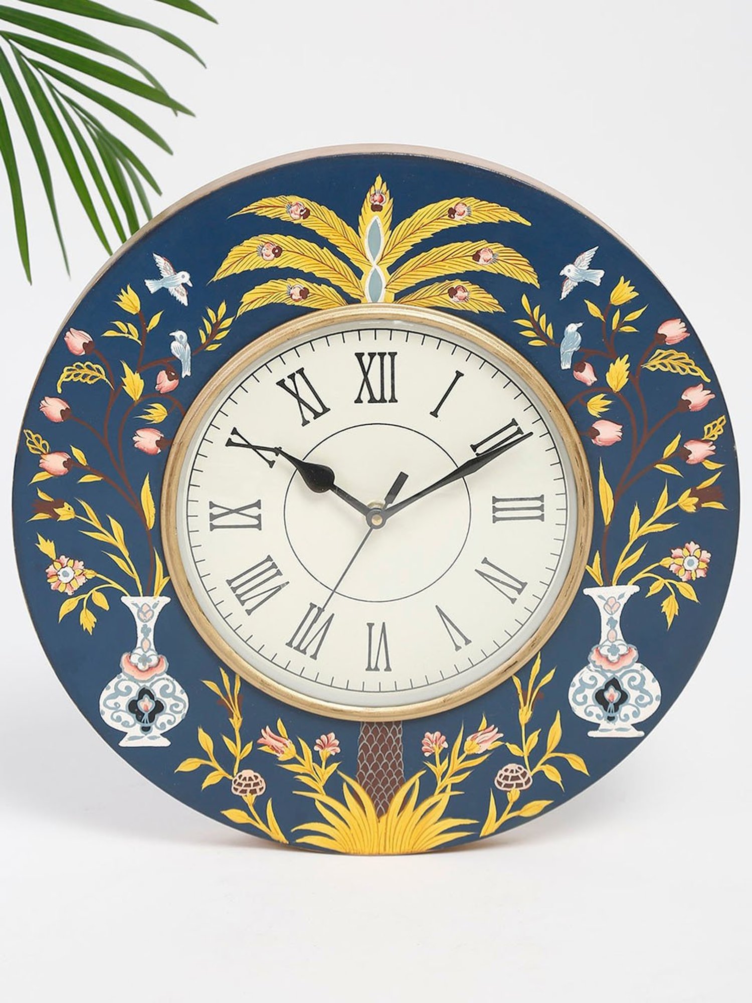 Fabindia Pashav Handainted Wall Clock