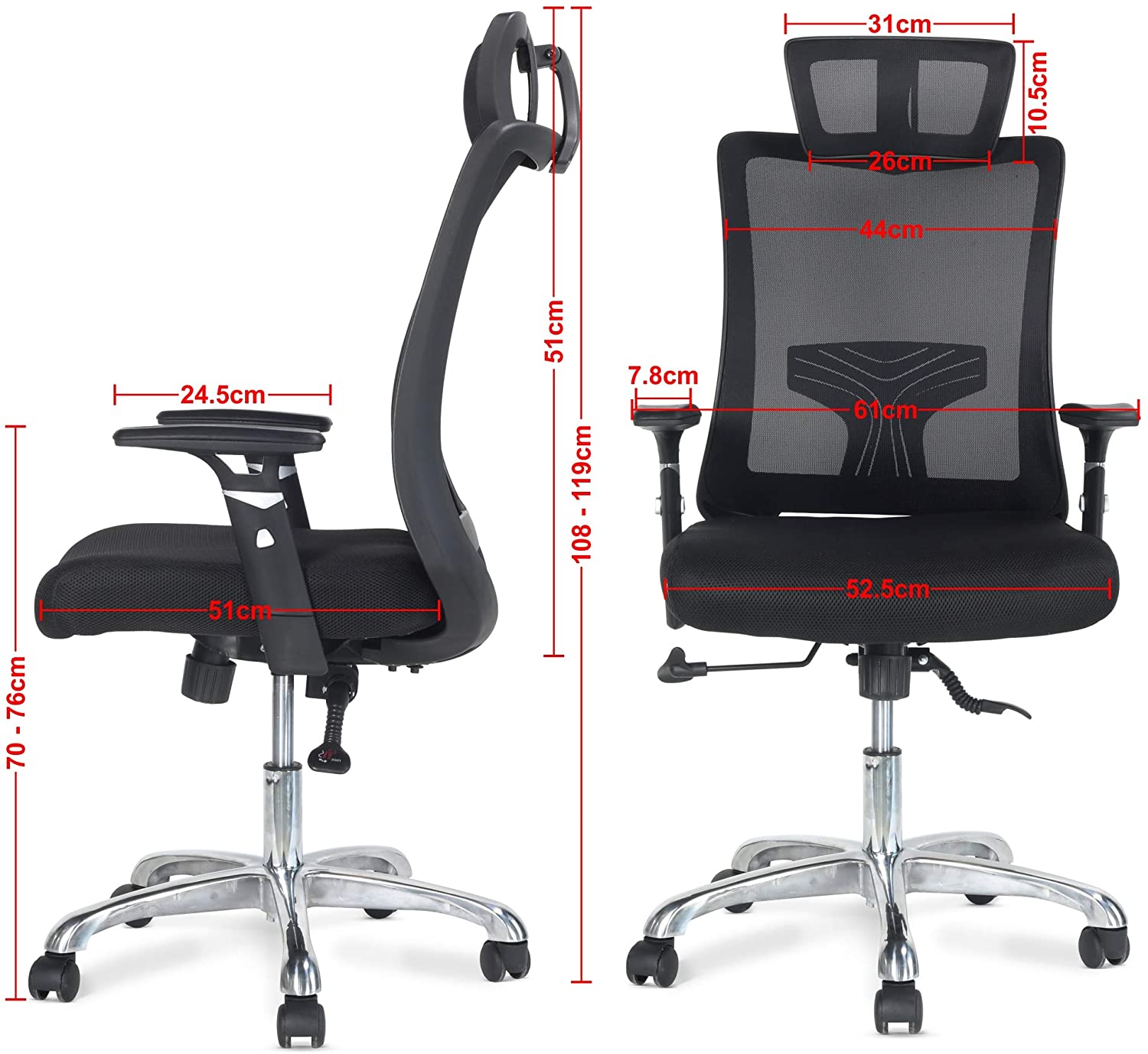Home Office Chair (9988) Ergonomic Office Chair, Modern High-Back Desk Breathable Mesh ChairHome Office Chair (9988) Ergonomic Office Chair, Modern High-Back Desk Breathable Mesh Chair
