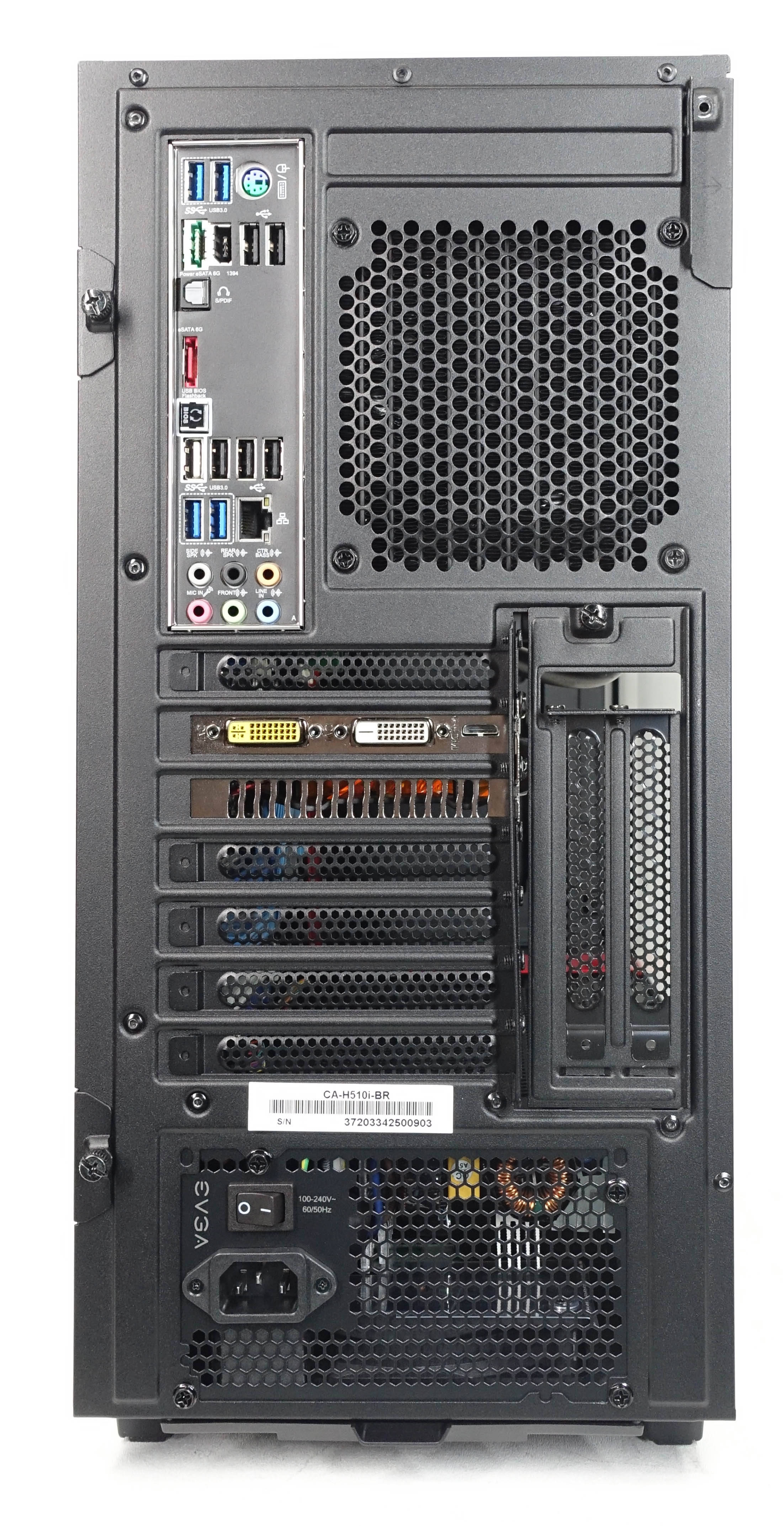 Custom Gaming Desktop PC - Intel i7-3960X 3.3GHz - GeForce GTX 750 1GB - 16GB DDR3 RAM - 1TB 2.5" SSD (Solid State Drive) - 500w 80+ Bronze PSU - Wi-Fi