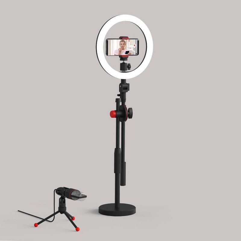 Black Fin Mobile Phone In Home Studio Vlogger Pro