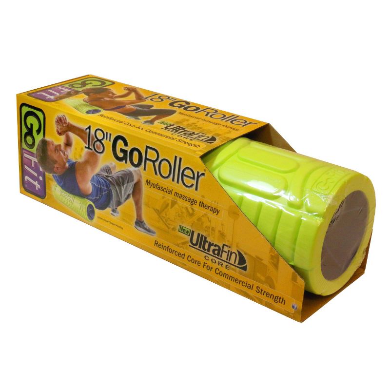 GoFit 18" Massage Roller - Lime Green