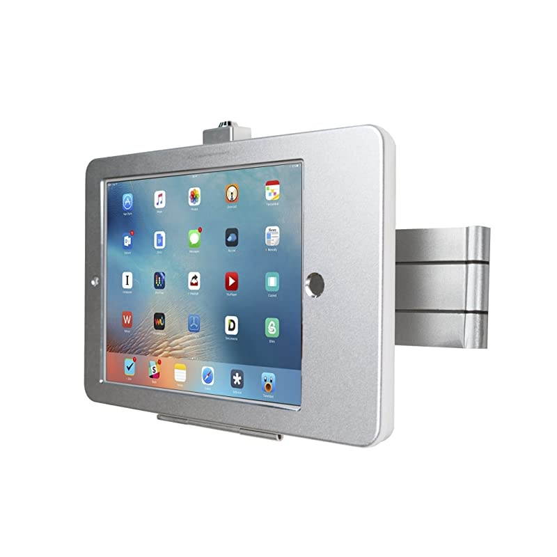 Articulating Wall Mounting Security Enclosure for iPad AiriPad Pro 97iPad Gen 56 Silver