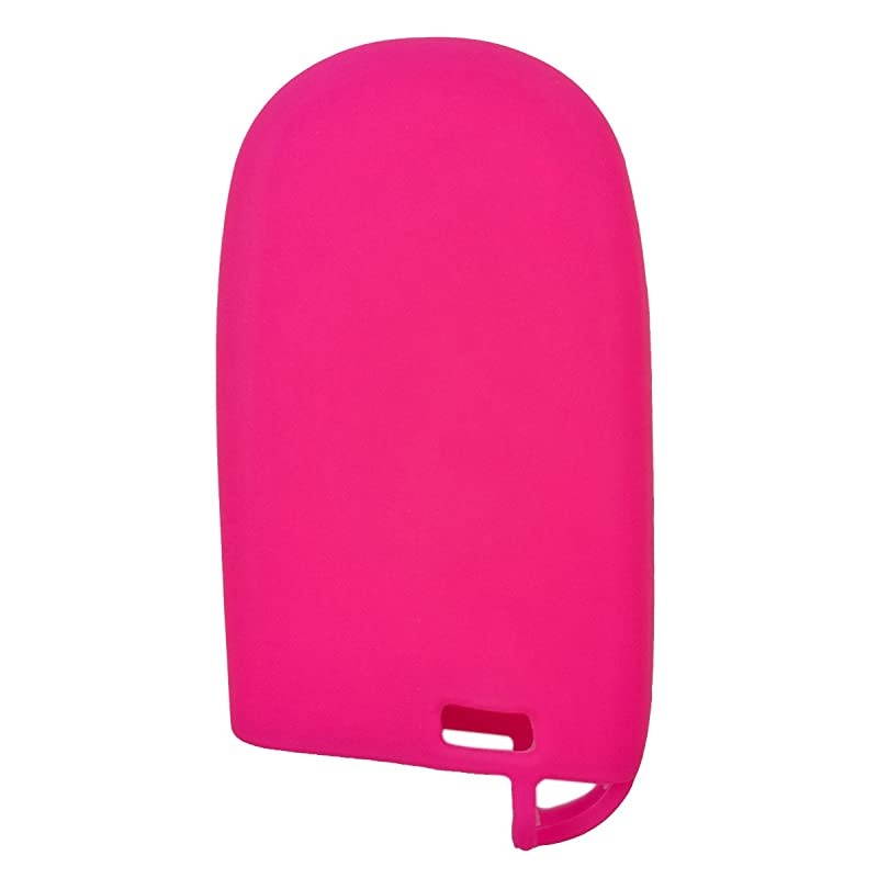 2Pcs Key Fob Remote Cover Protector Skin Jacket for Jeep Grand Cherokee Dodge Challenger Charger Dart Durango Journey Chrysler 300