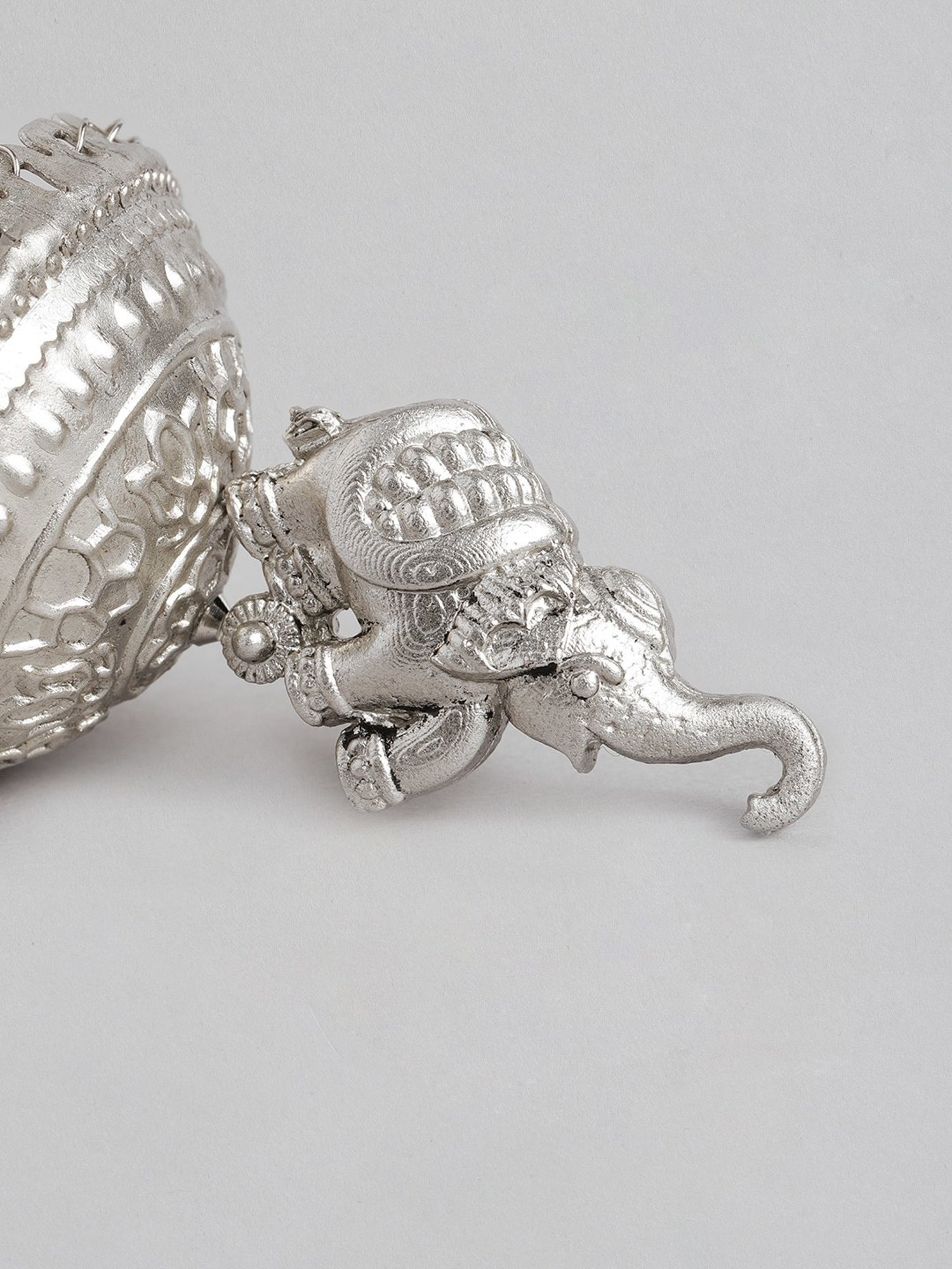 Abdesigns Graceful High Quality German Silver Jhumki Earrings