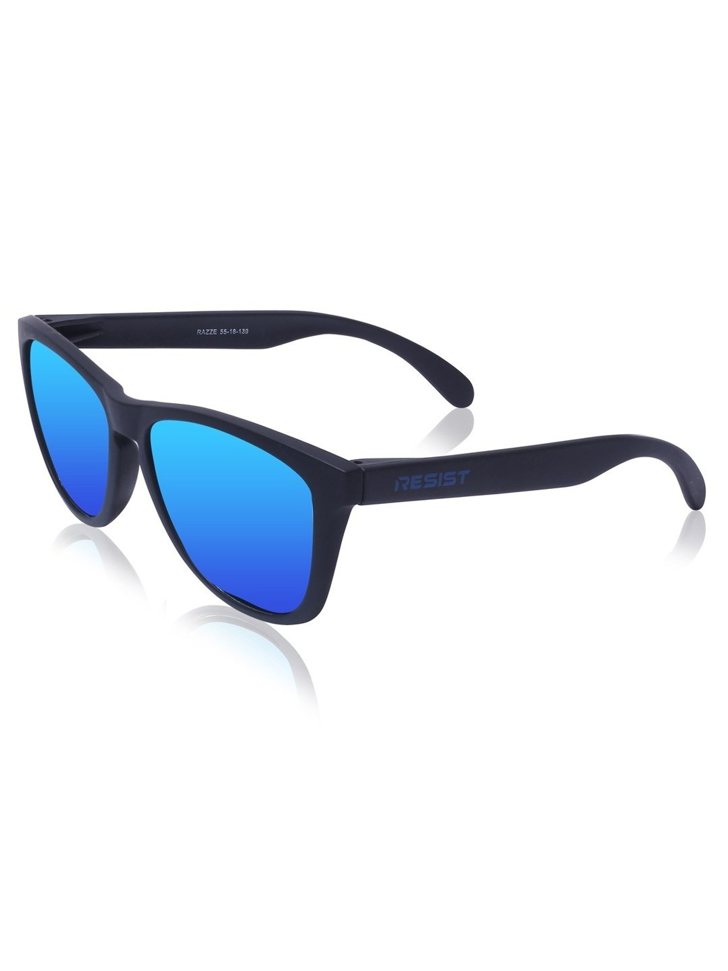 Resist Eyewear Blue Wayfarer UV Protection Unisex Sunglasses