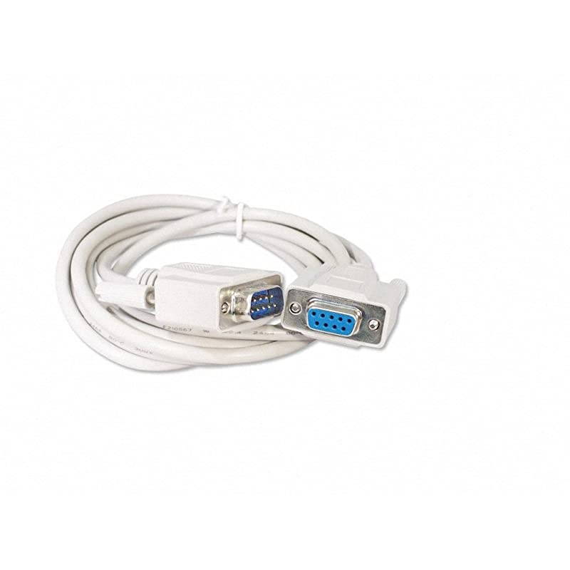 6 Foot DB9 9 Pin Serial RS232 Male Female Extension Cable