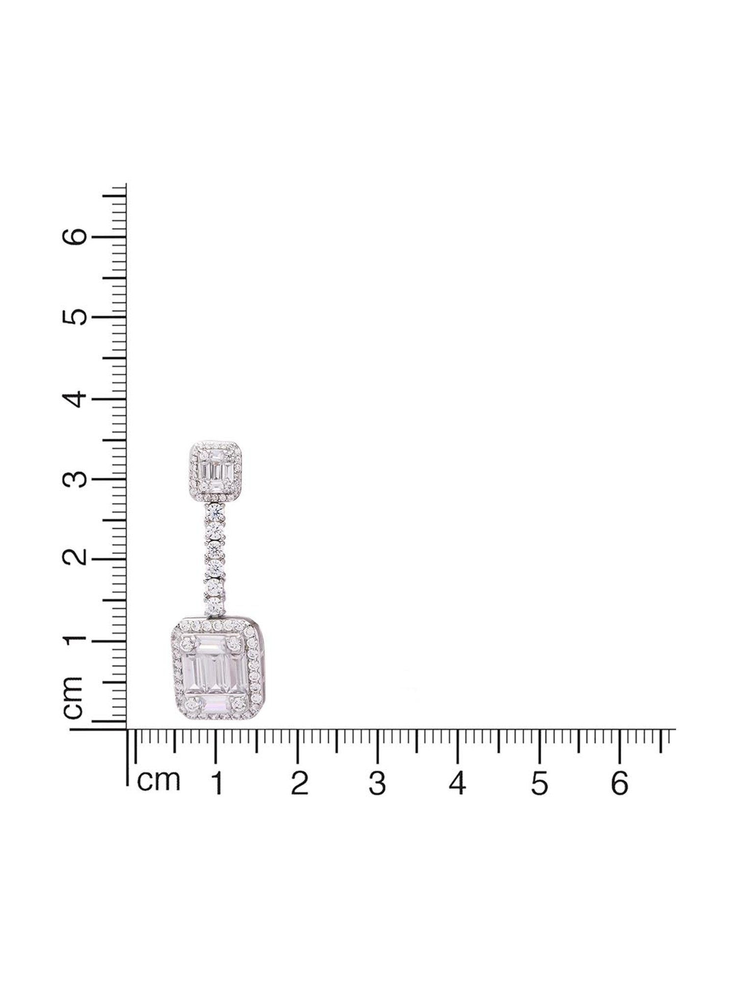 Anayra 92.5 Sterling Silver Classic Earrings for Women