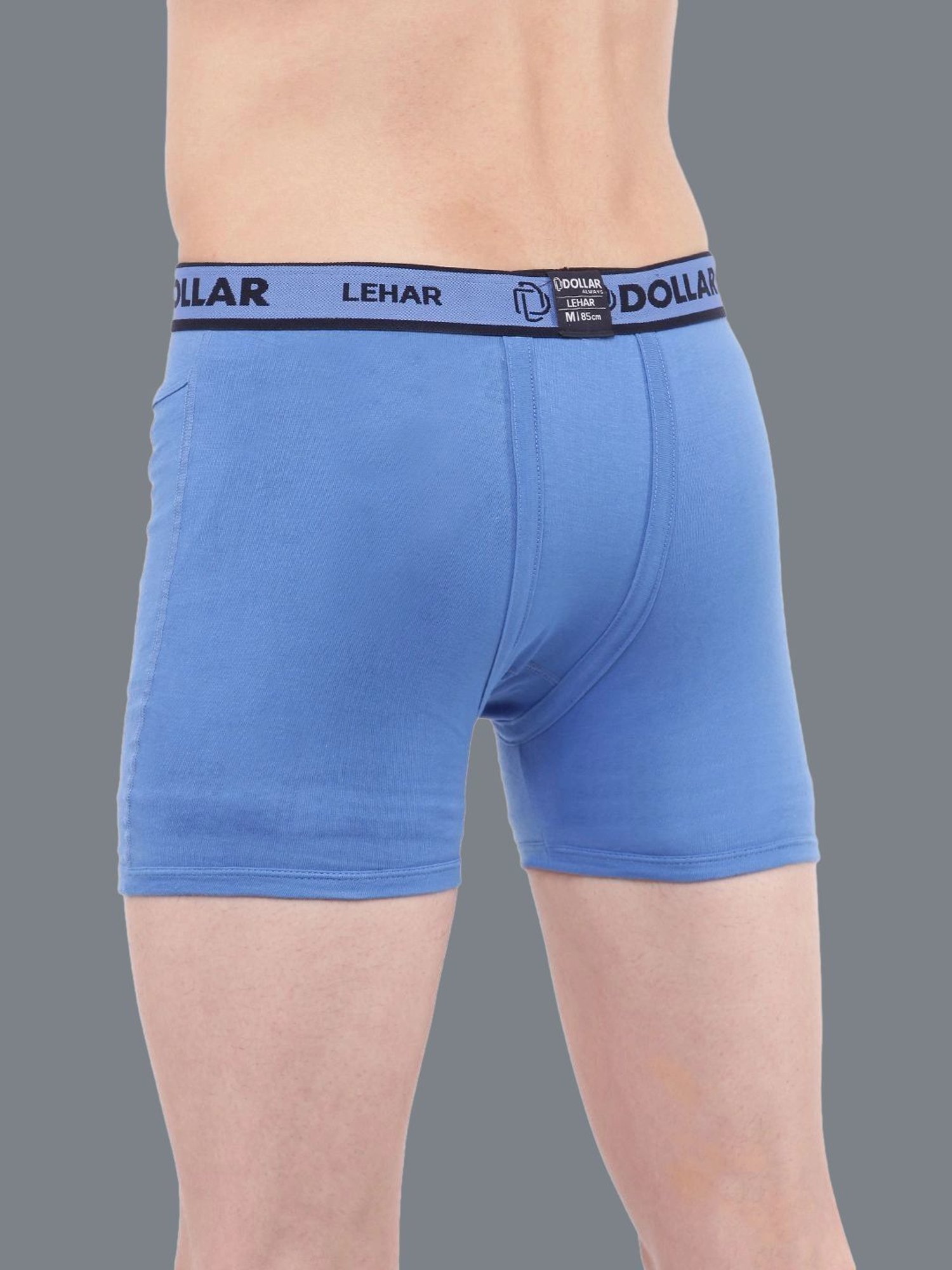 Dollar Lehar Assorted Cotton Regular Fit Trunks - Pack Of 7