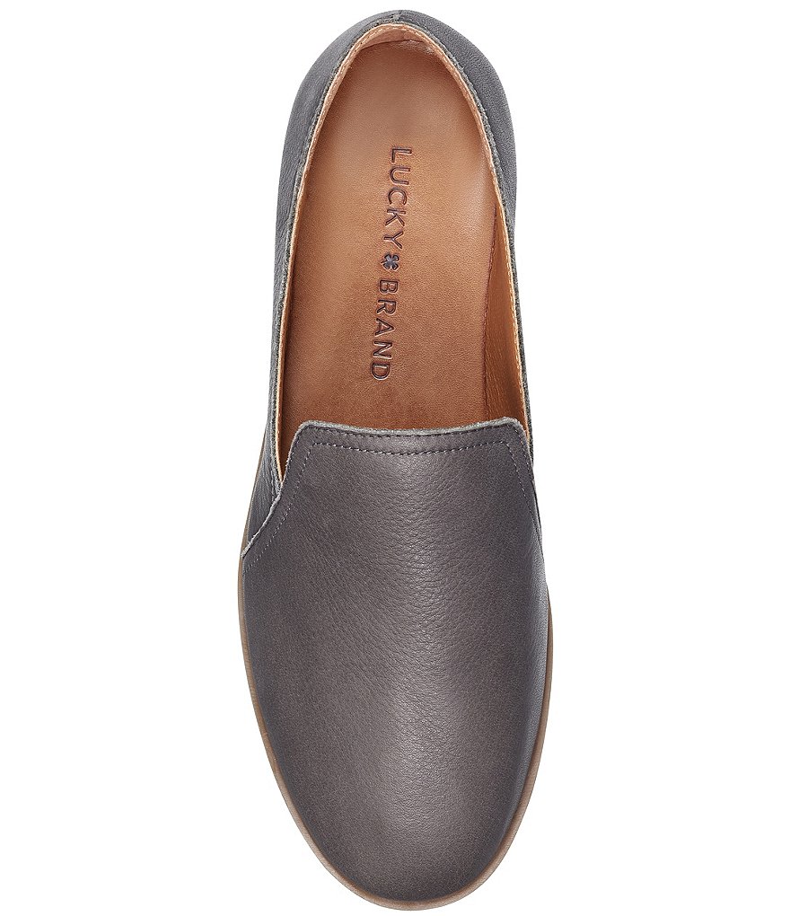 Trotters Harlow Lizard Patent Suede Leather Slip-Ons