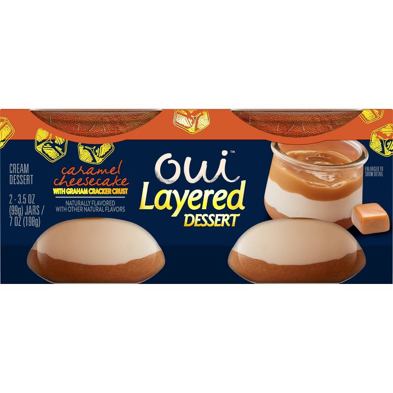 Oui by Yoplait Layered Desserts Caramel Cheesecake - 7oz