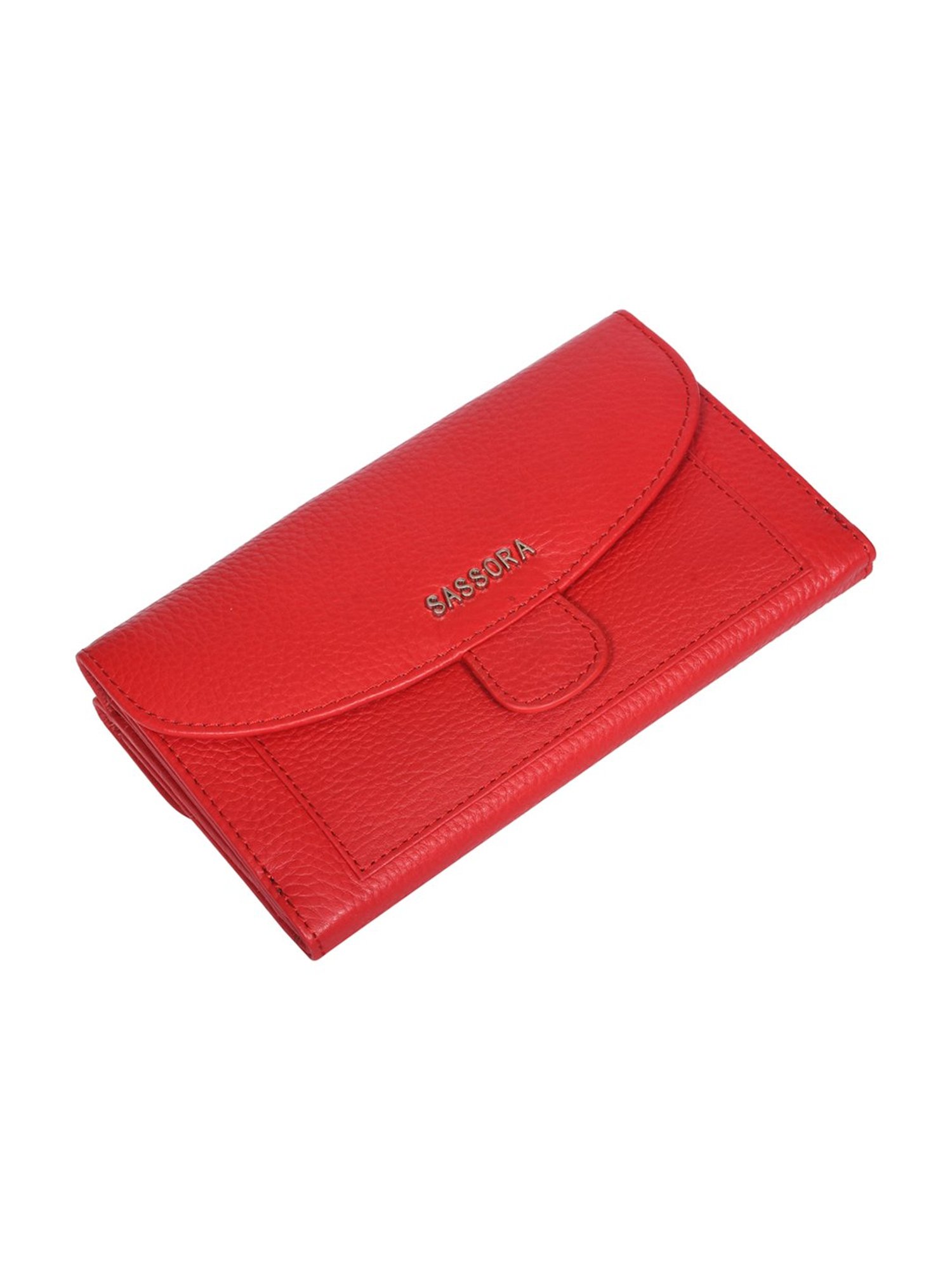 Sassora Lyla Red Medium Leather Purse