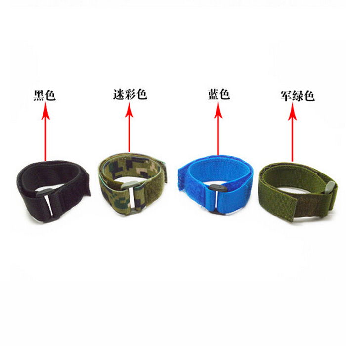 Nylon WiFi Remote Hook-and-Loop fastener Strap Band Wrist Armband Strap Belt for GoPro Hero 3+ 3 - Black GP022