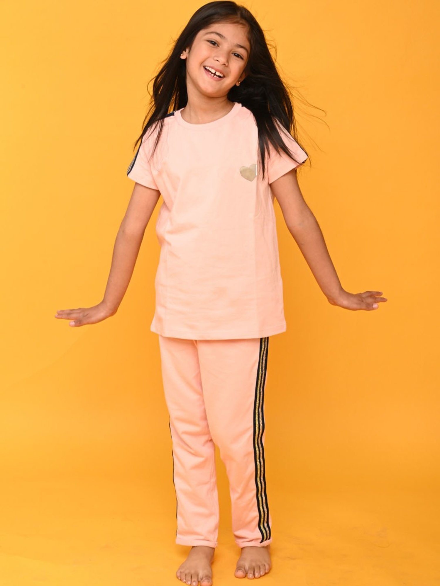 Jockey Girls Black Printed Shorts