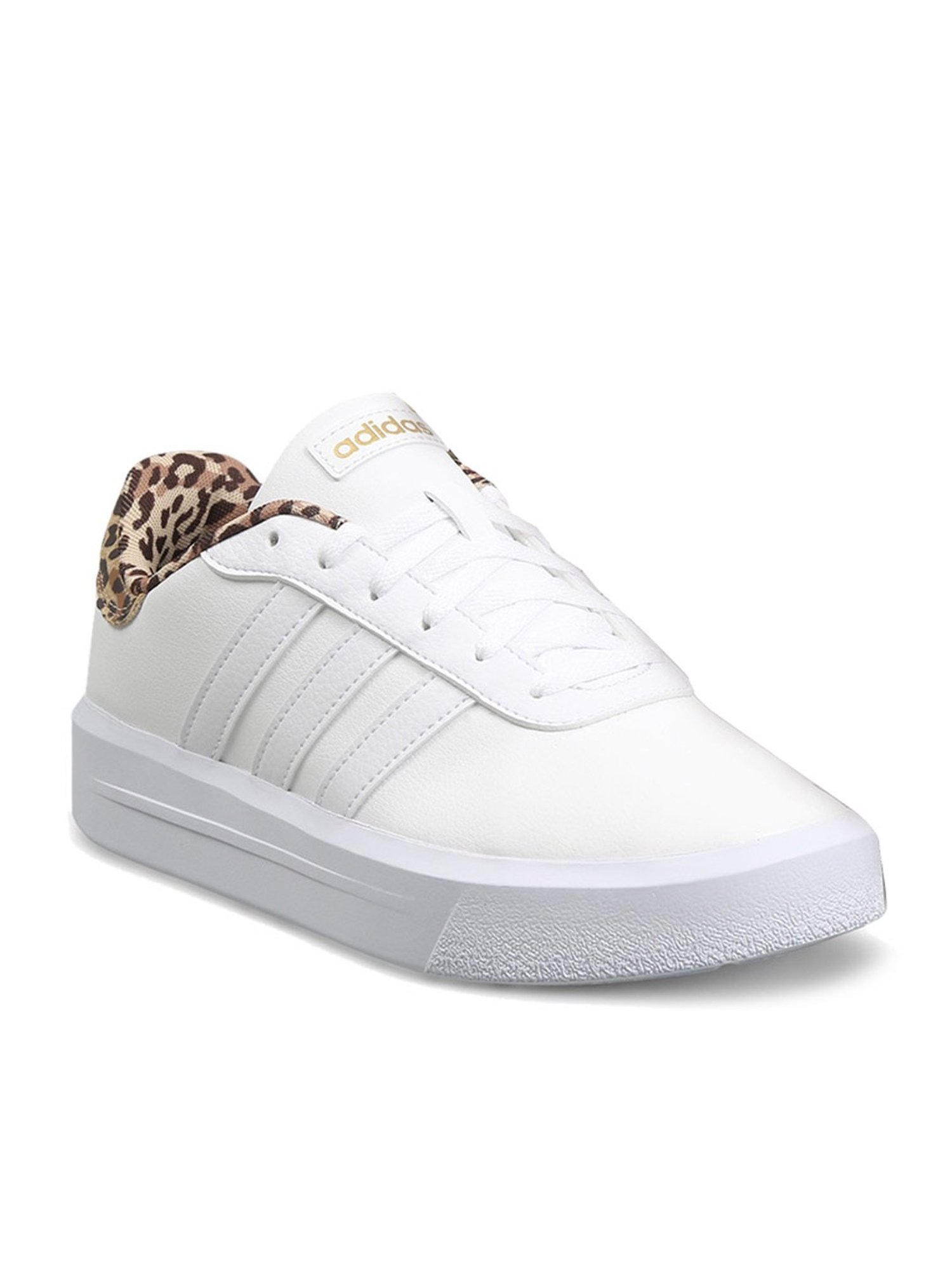 Adidas Women's COURT PLATFORM White Skateboarding Shoes
