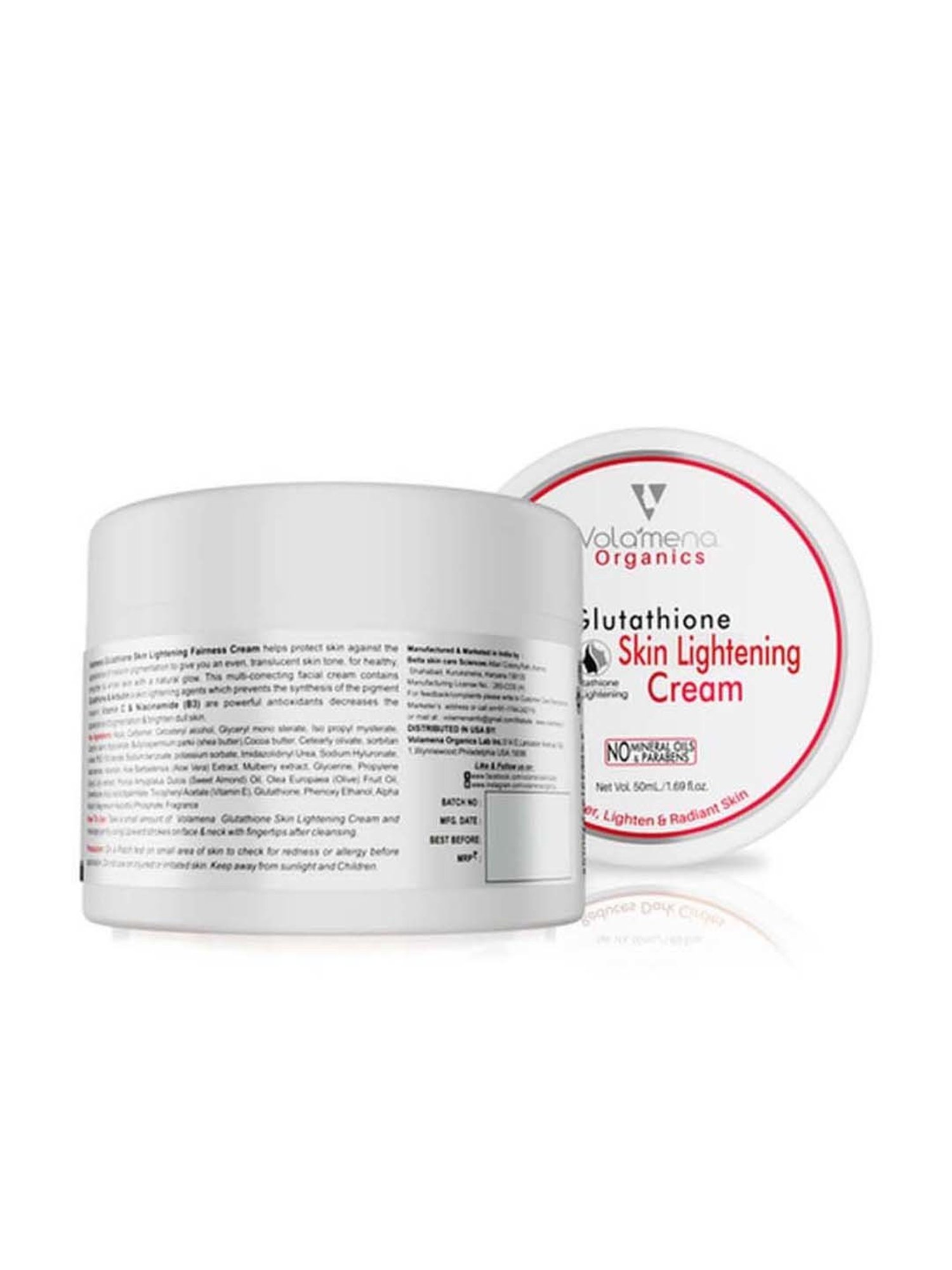 Volamena Glutathione Skin Lightening Fairness Cream - 50 ml