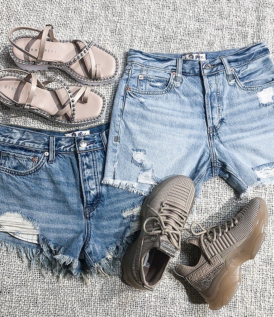 Cloth & Stone Button Side Coordinating Shorts