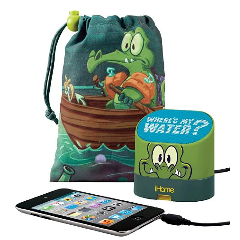 the Alligator Portable Rechargeable Speaker with Carrying Case for MP3 PlayersiPhoneiPad DWM63
