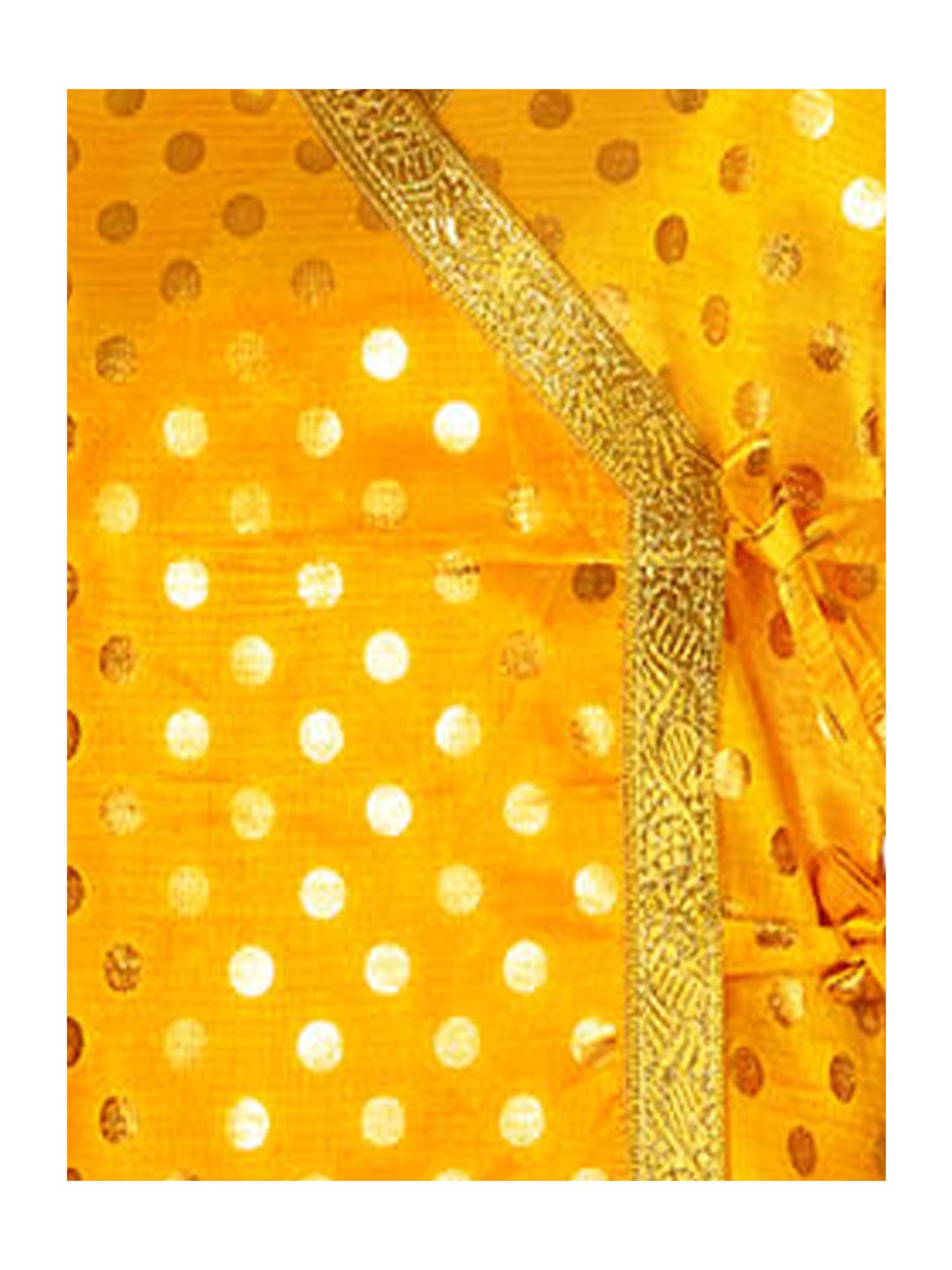Ahhaaaa Kids Yellow Embellished Kurta, Dhoti, Pagri with Flute