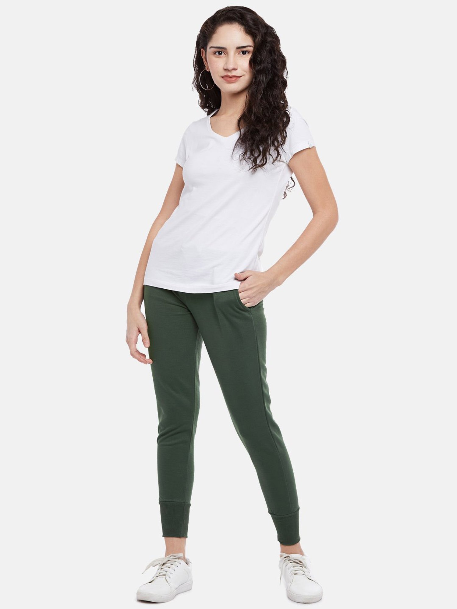 ISU Olive Regular Fit Joggers