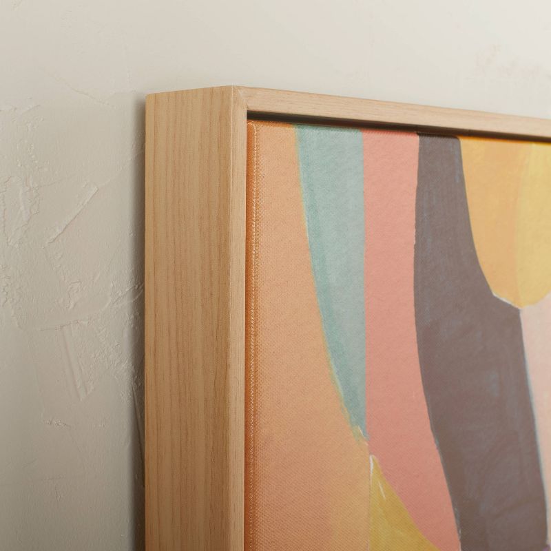 (Set of 2) 18" x 24" Shapes and Lines Framed Wall Arts - Opalhouse™ designed with Jungalow™