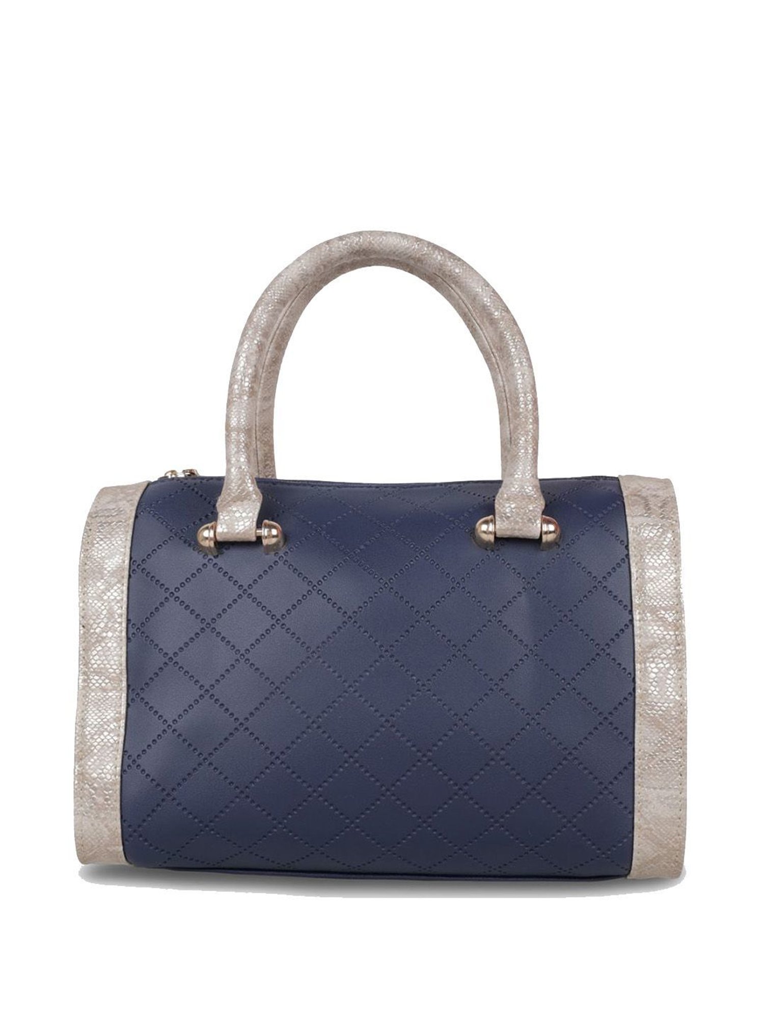 Esbeda Blue PU Solid Handbag
