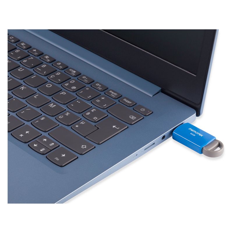 Memorex 64GB Flash Drive USB 2.0 - Blue (32020006421)