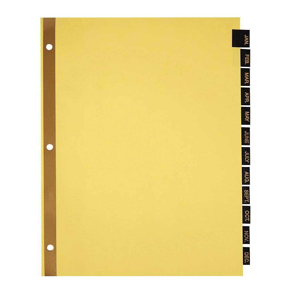 Office Depot Preprinted Tab Dividers, Monthly, 3585478693