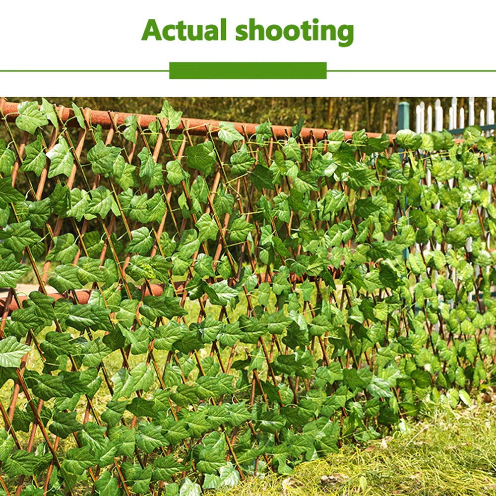 Expandable Courtyard Fence Home Retractable Artificial Garden Fence Gardening Decorative Tools Home Yard Balcony Fence