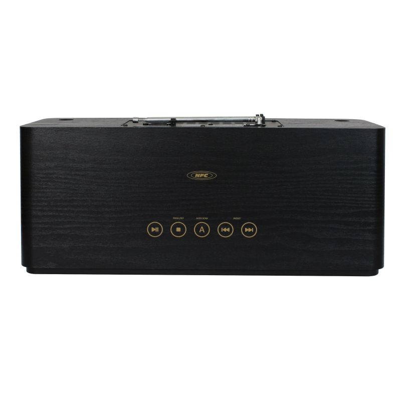 JENSEN JBS-600 Bluetooth Digital Music System with CD Player,Black