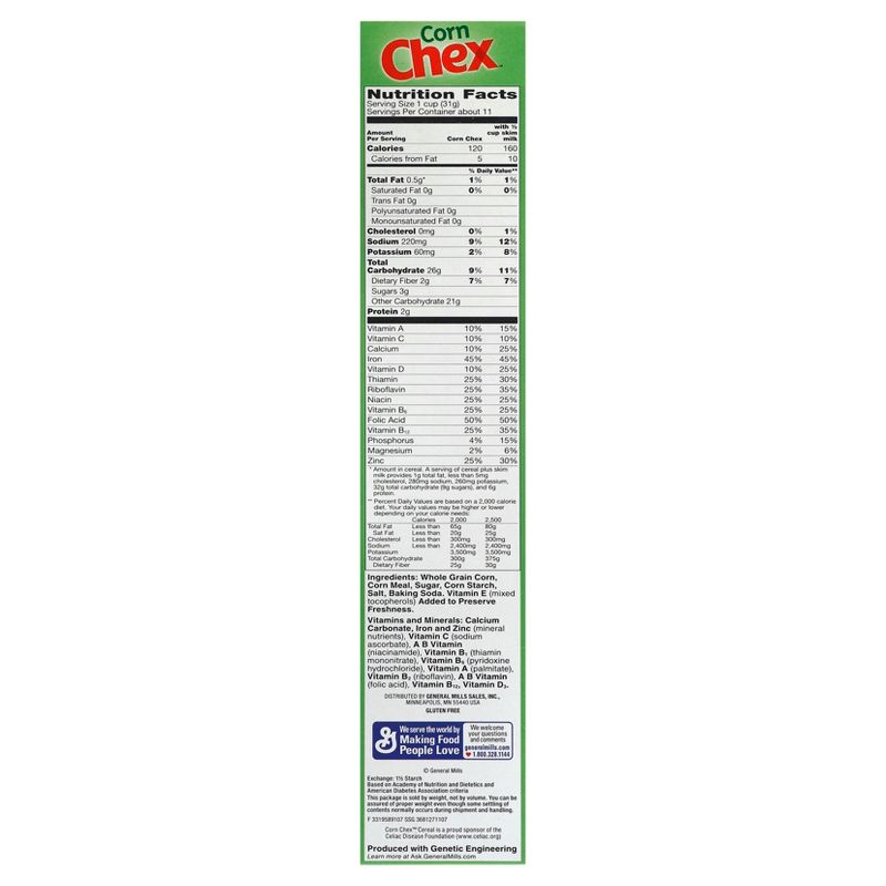 Corn Chex Breakfast Cereal - 12oz - General Mills