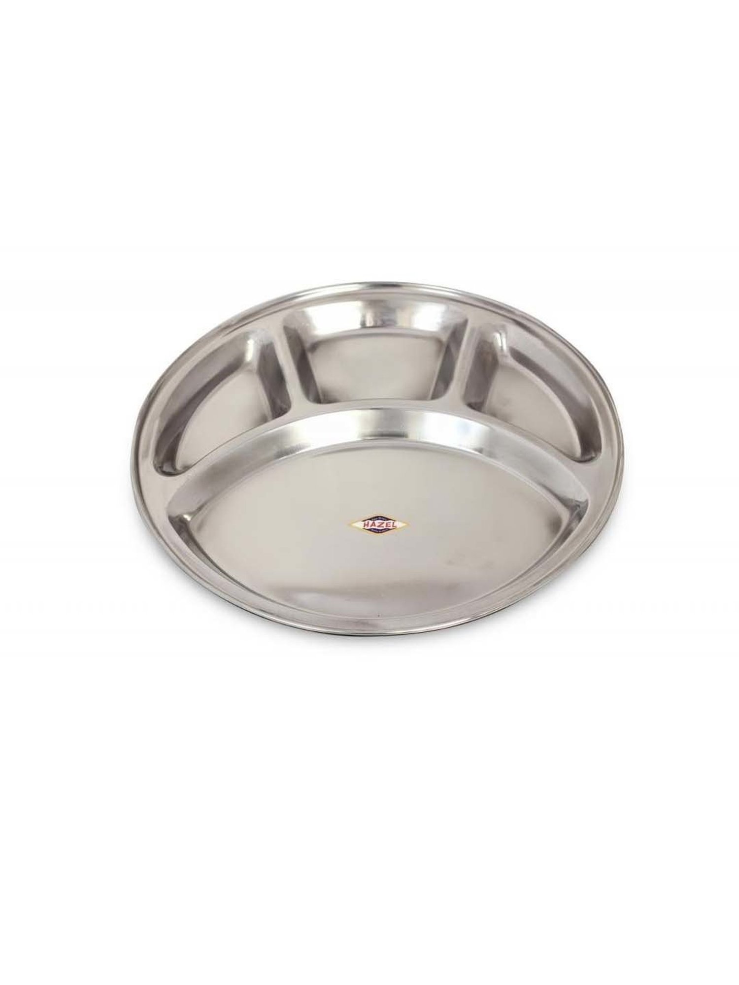 Pure Home and Living Transparent Glass Textured Dinner Plates