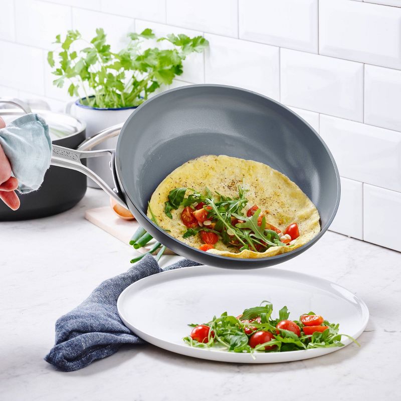 GreenPan Paris 8" Aluminum Open Fry Pan