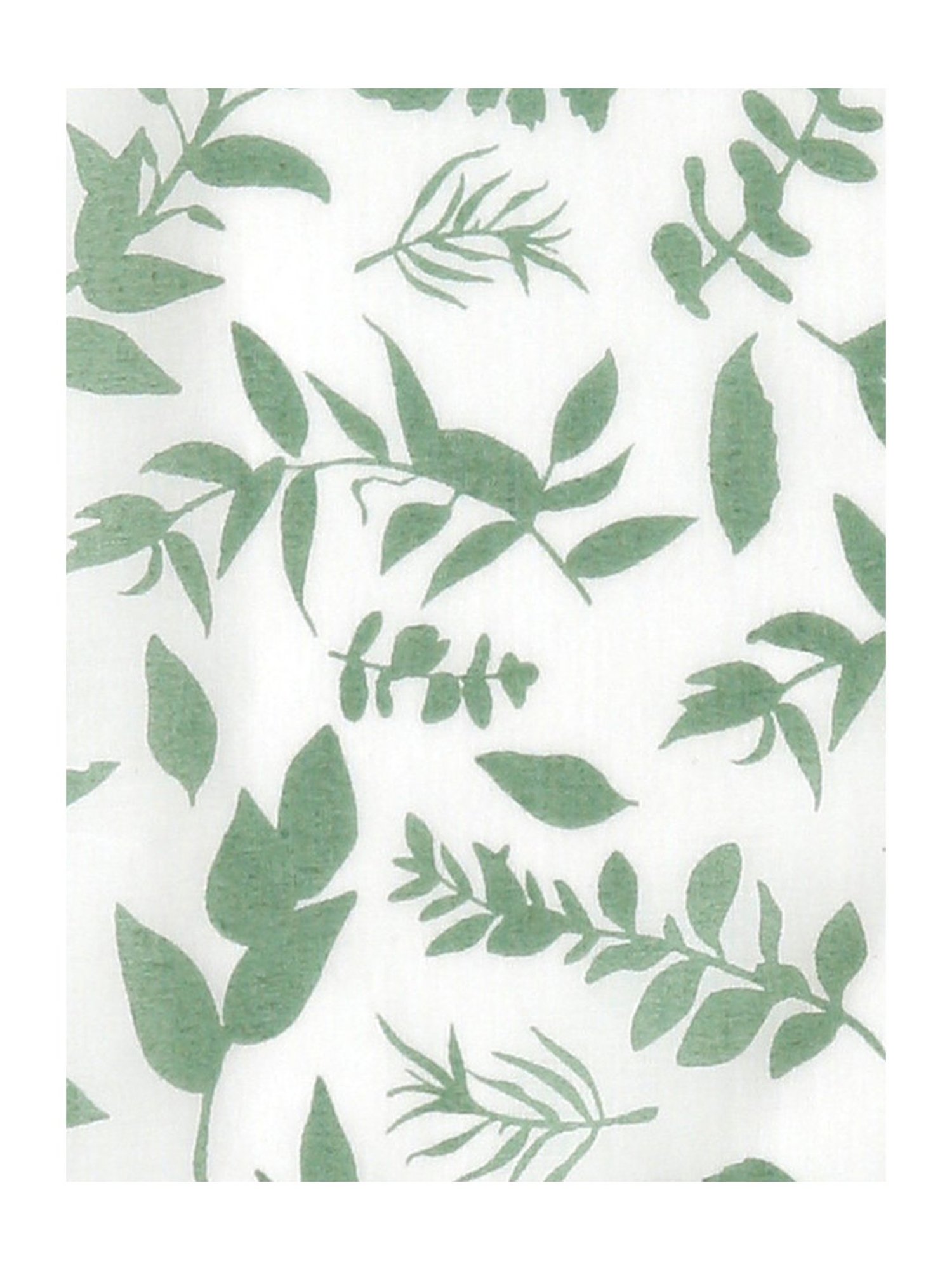 Pranava Kids White & Green Cotton Printed Bath Towel