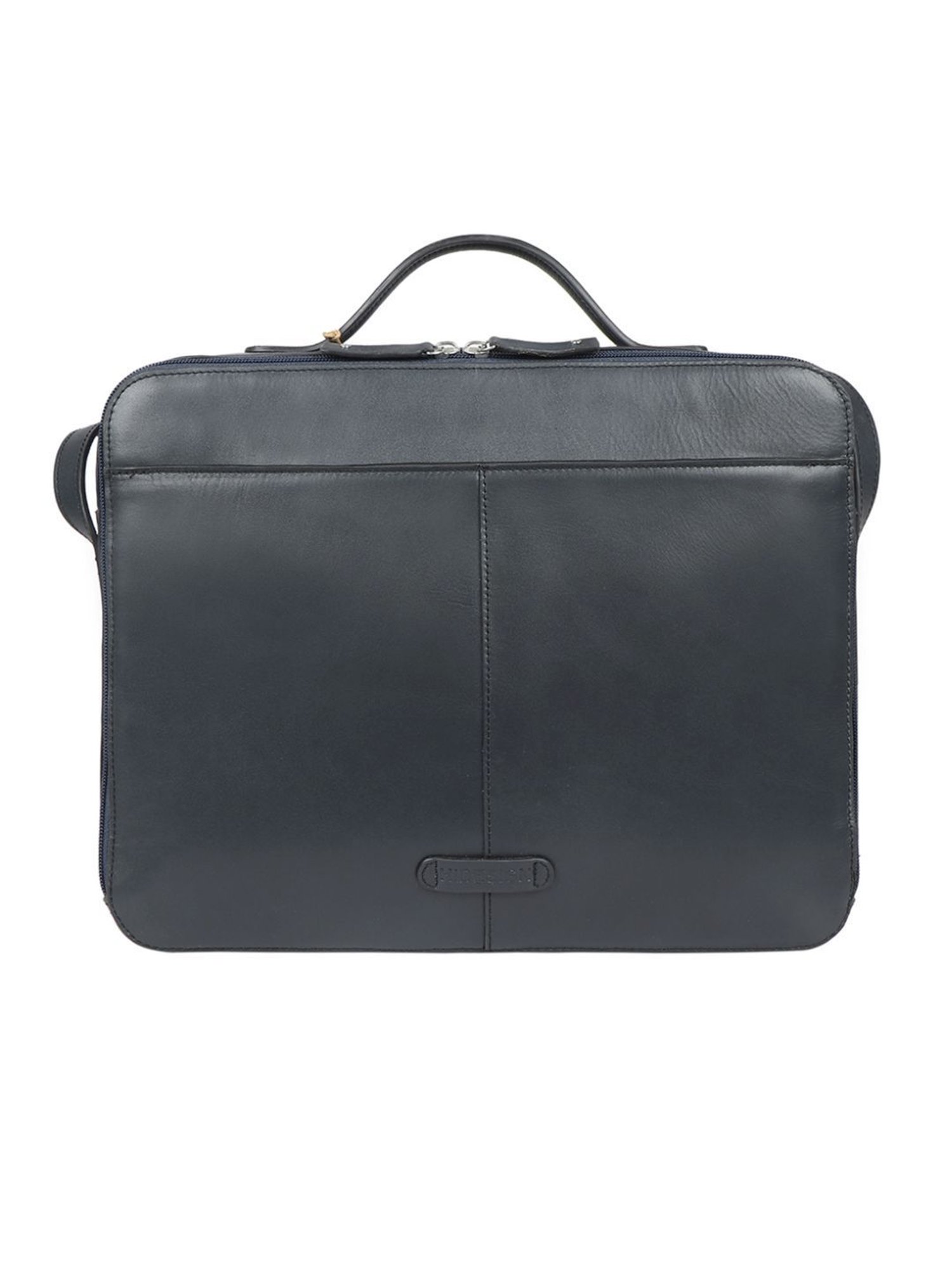 Hidesign IBIZA Blue Solid Medium Laptop Handbag