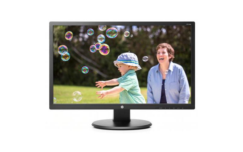 HP 24uh 24" Monitor Black - 1920 x 1080 Full HD TN display - 60 Hz refresh rate - 5 ms response time - 16:9 aspect ratio - LED Backlight technology