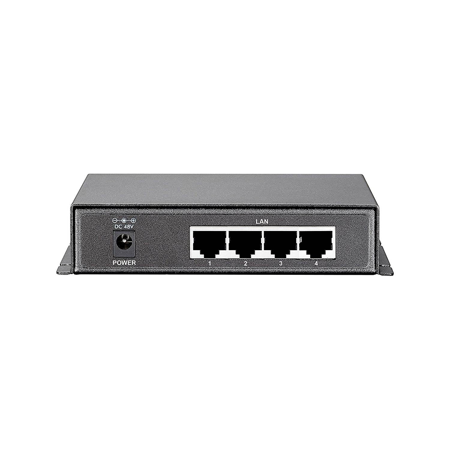 LevelOne GEP-0520 4-Port Gigabit PoE + 1-Port Gigabit Desktop Switch (Power Adapter included)