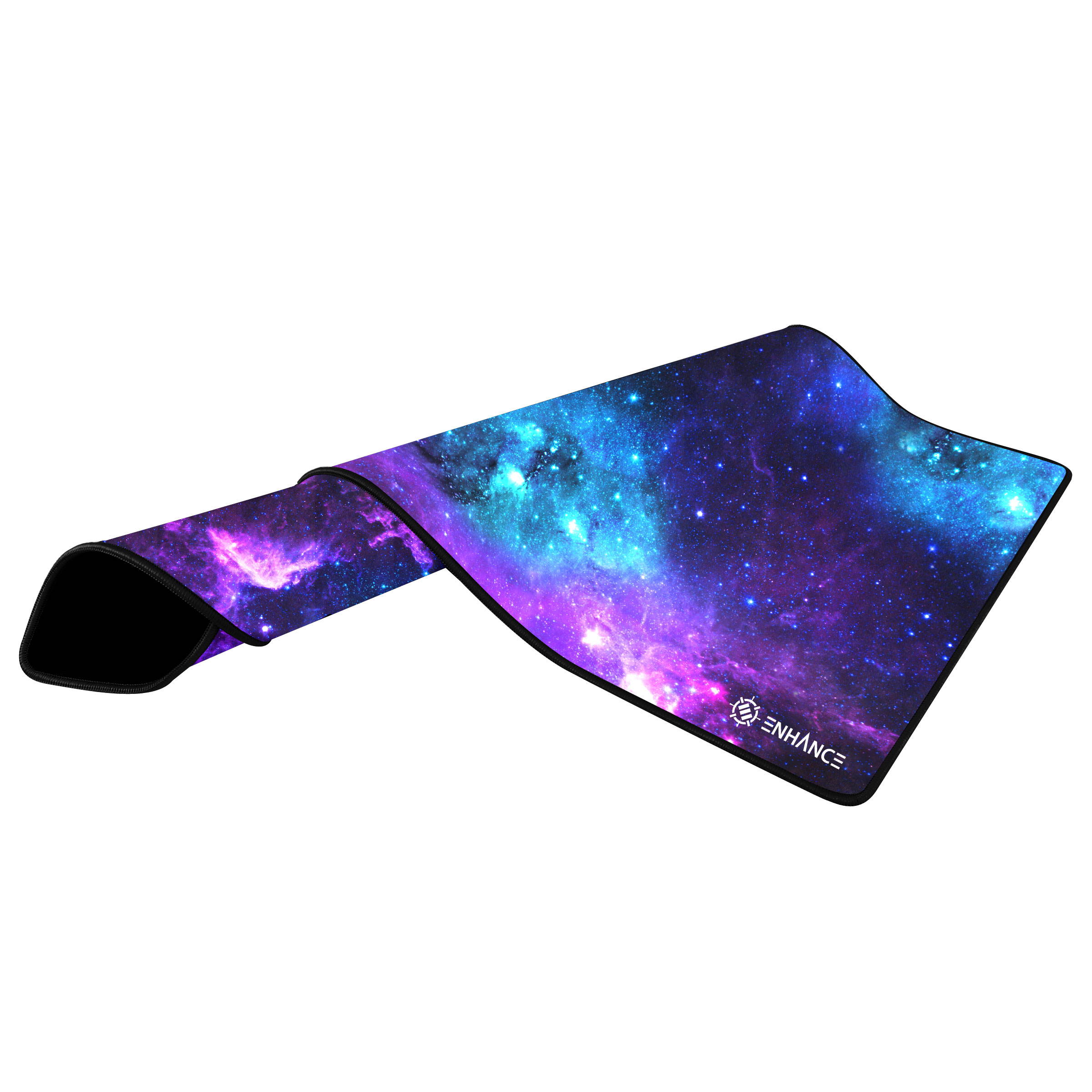 ENHANCE Pathogen GX-MP2 XXL Mouse Pad with Low-Friction Tracking Surface - Galaxy
