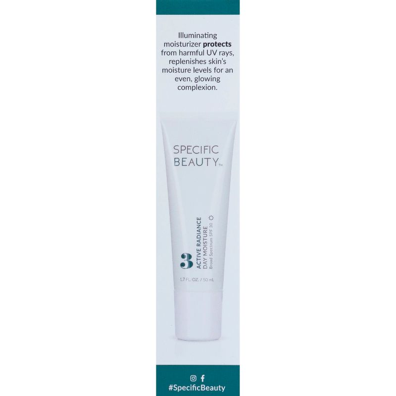 Specific Beauty Active Radiance Day Broad Spectrum Facial Moisturizers - SPF 30 - 1.7 fl oz