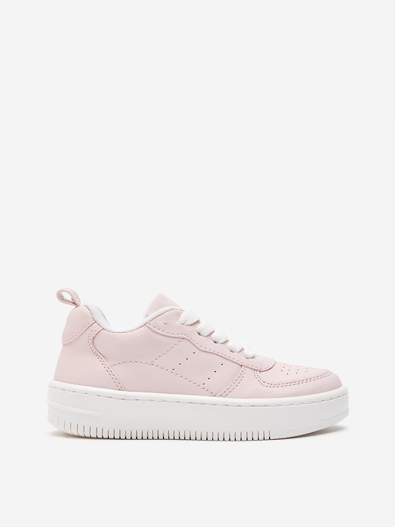 Yellow by Westside Light Pink Monotone Lace-Up Sneakers