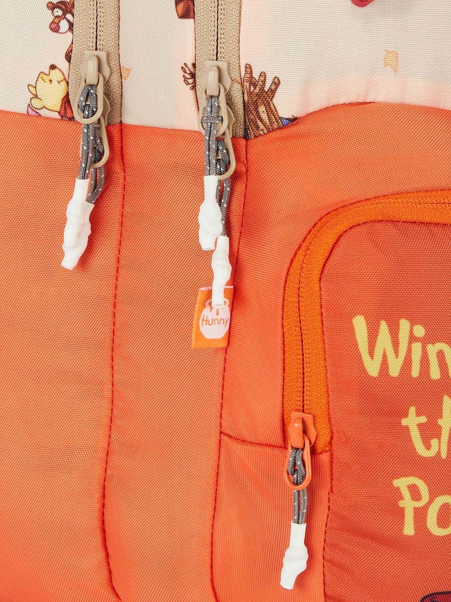 Wiki Wiki Champ_4 24 Ltrs Cream & Orange Medium Backpack