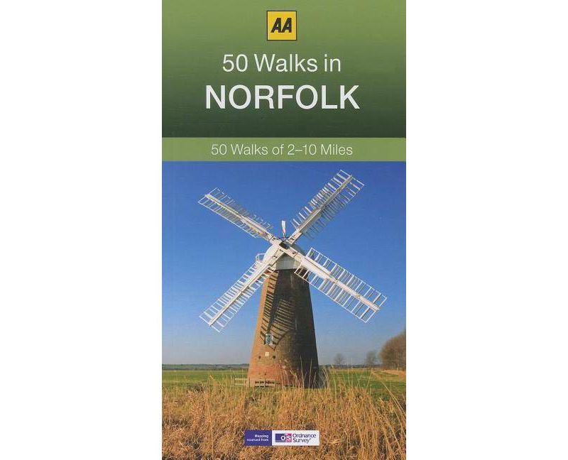 50 Walks in Norfolk - (AA 50 Walks In...) (Paperback)