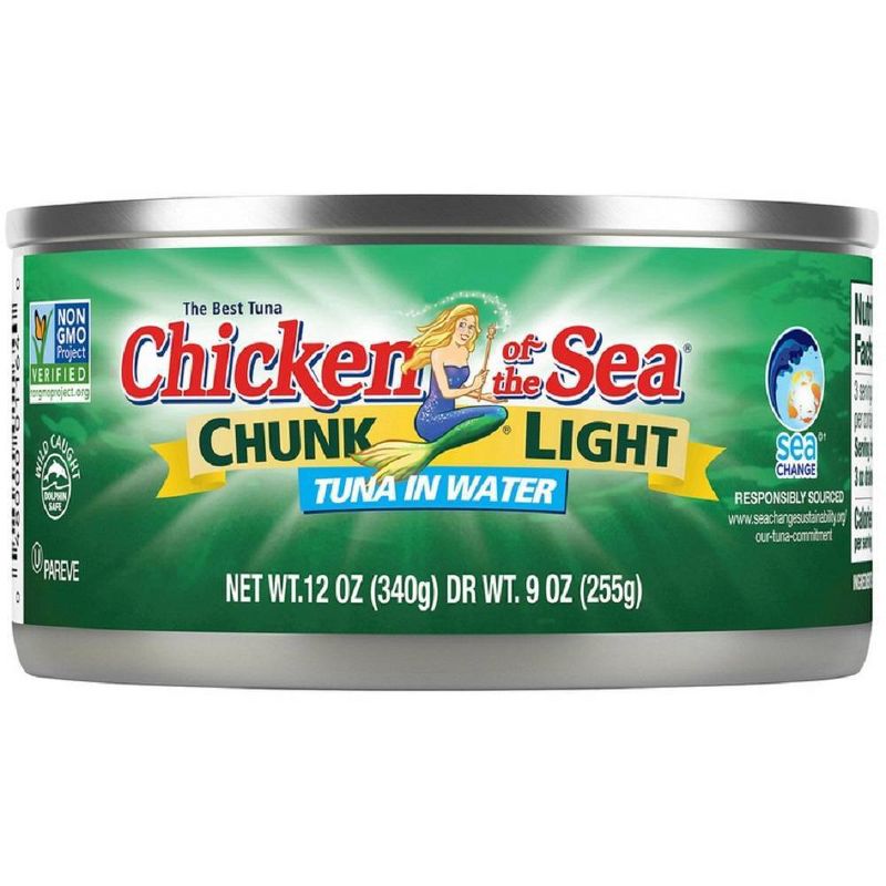 Chicken of the Sea Chunk Light Tuna in Water - 12oz