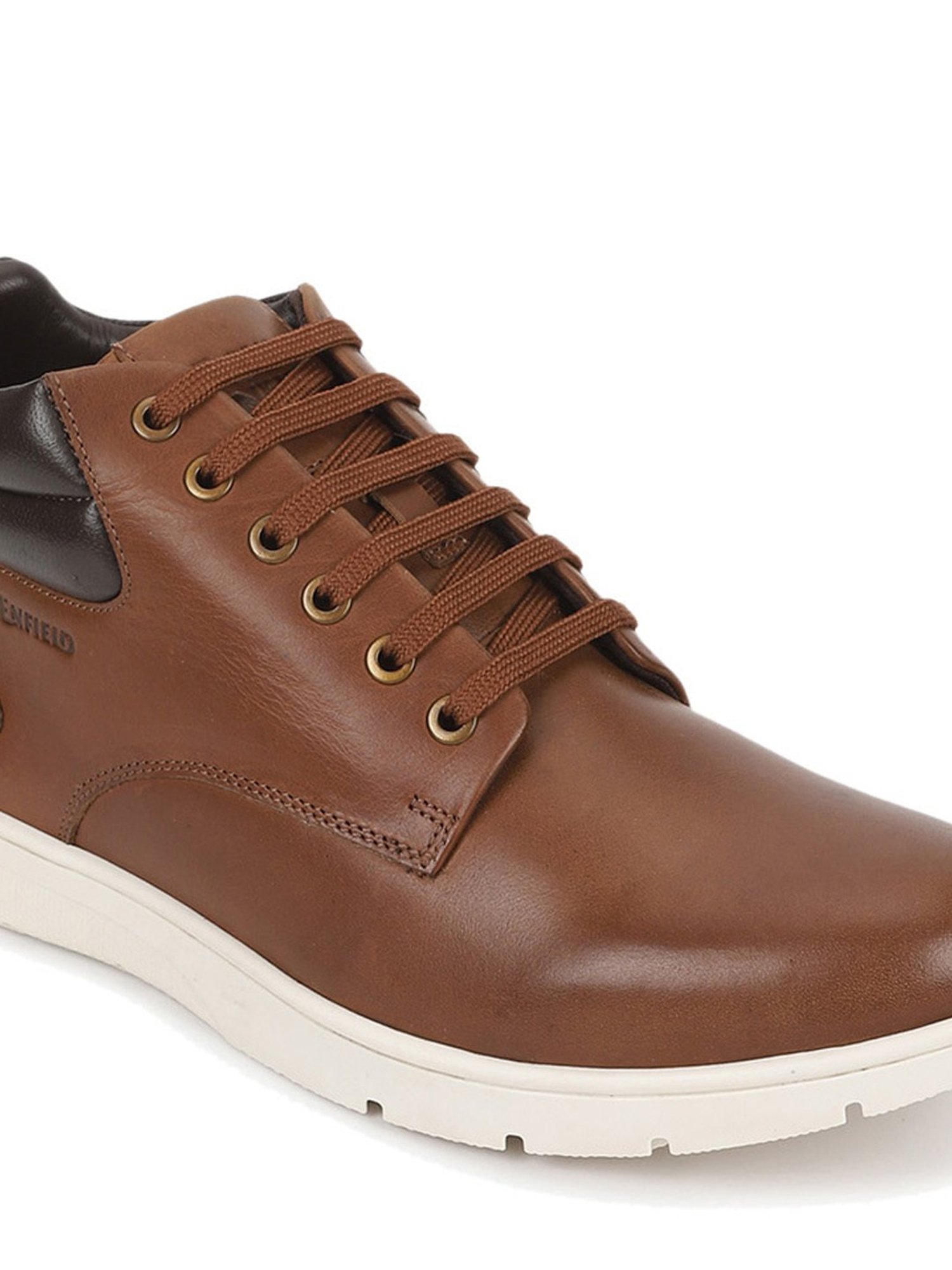 Royal Enfield Men's CLASIC Tan Casual Sneakers