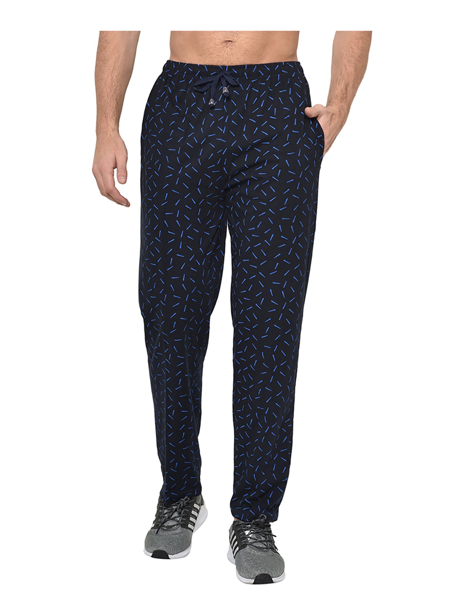 Vimal Jonney Multicolor Cotton Trackpants - Pack of 2