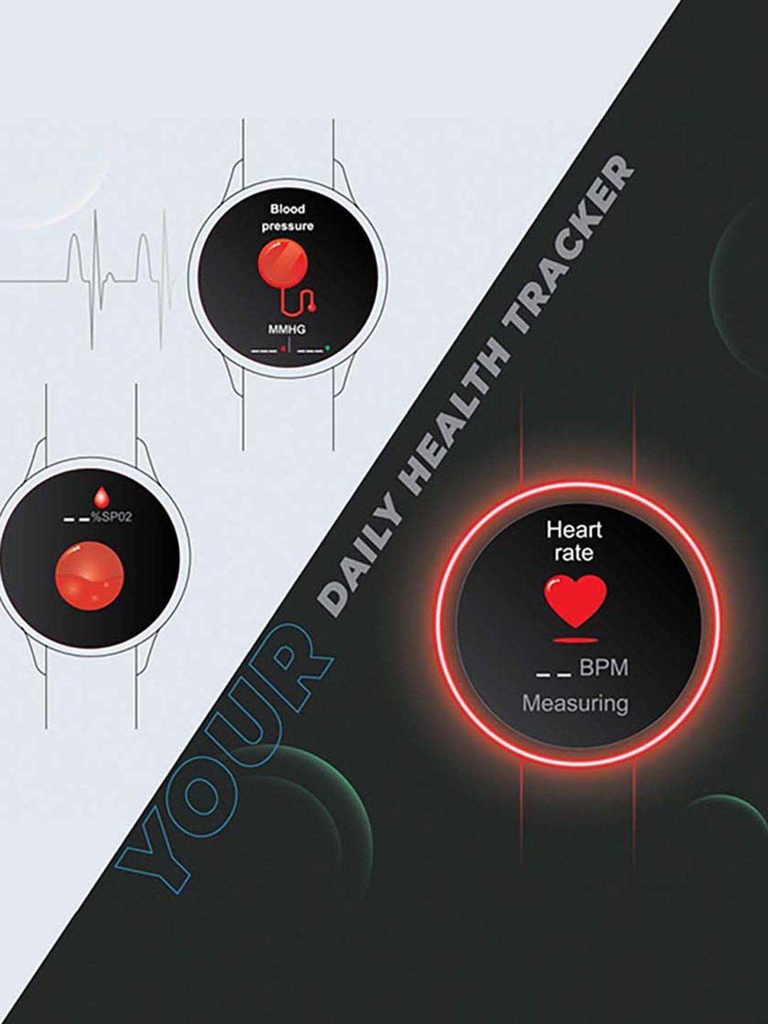 Hammer Active 1.32-inch round dial smart watch with call function digital smartwatch for men (Black)