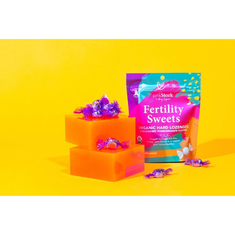 Pink Stork Fertility Sweets - Strawberry Pomegranate - 20ct