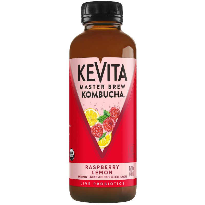 KeVita Raspberry Lemon Master Brew Kombucha - 15.2 fl oz