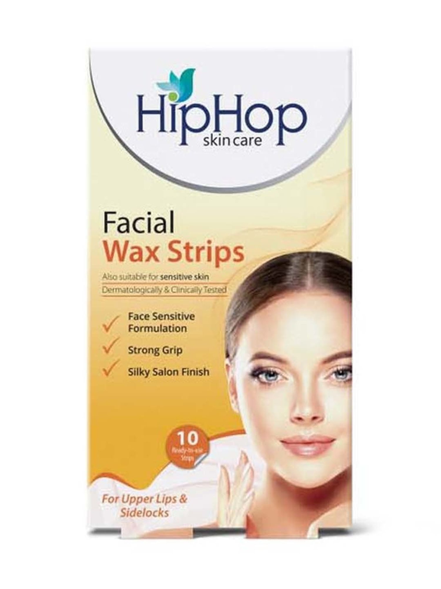 HipHop Skincare Facial Wax Strips - 10 Strips