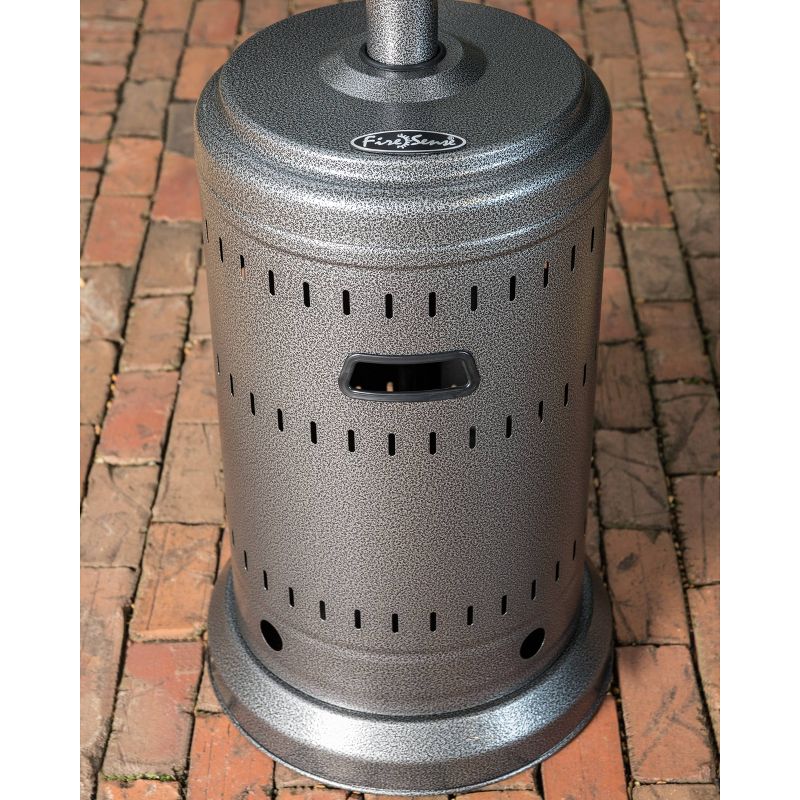 Commercial Patio Heater Hammered Platinum - Fire Sense