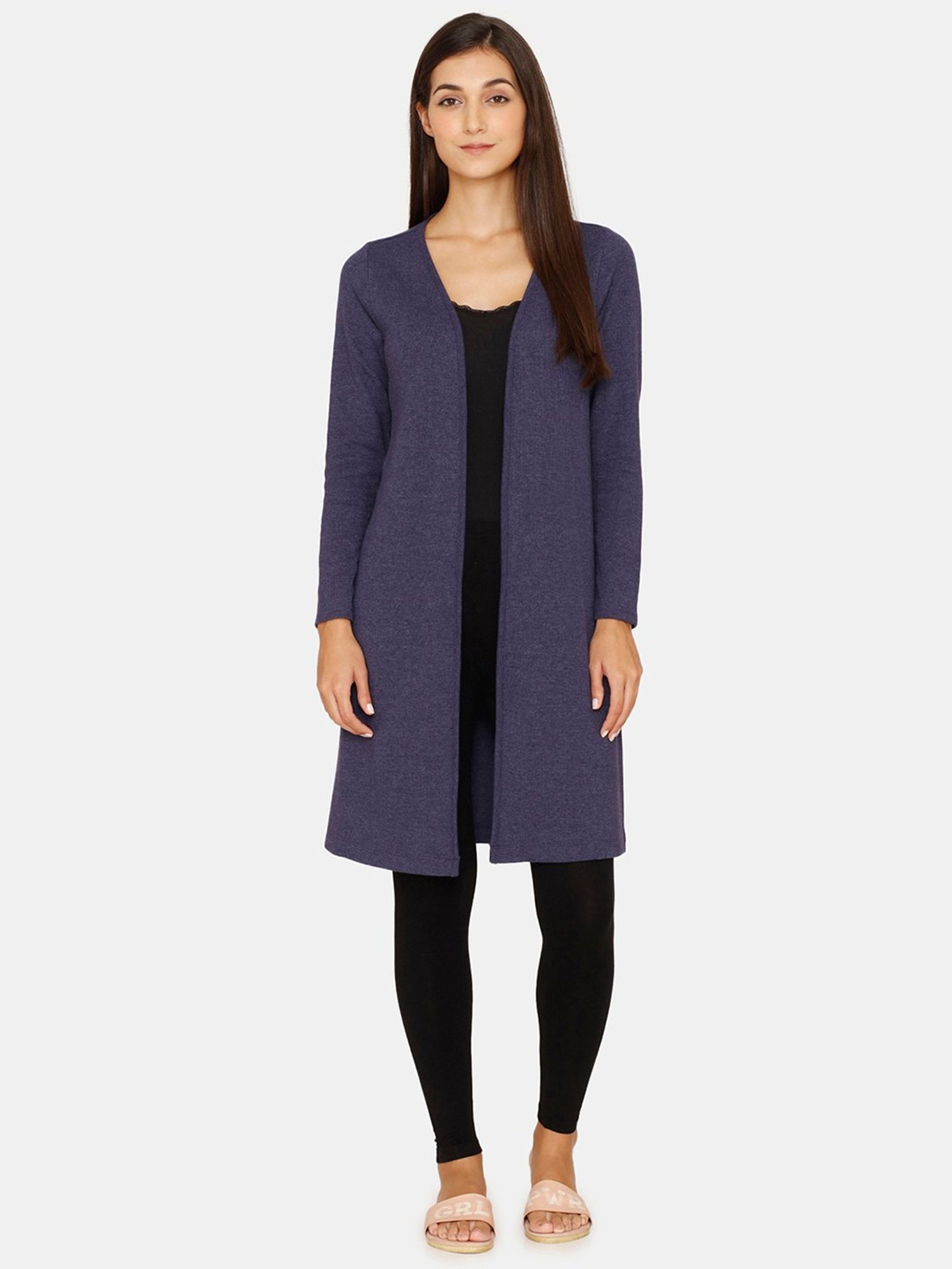 Zivame Blue Long Shrug